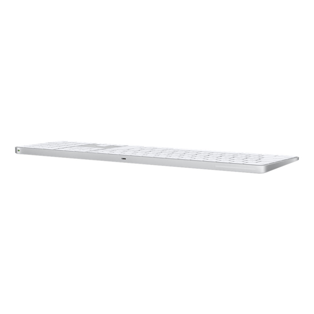Apple Magic Keyboard with Touch ID and Numeric Keypad for Mac models with Apple silicon - US English - White Keys