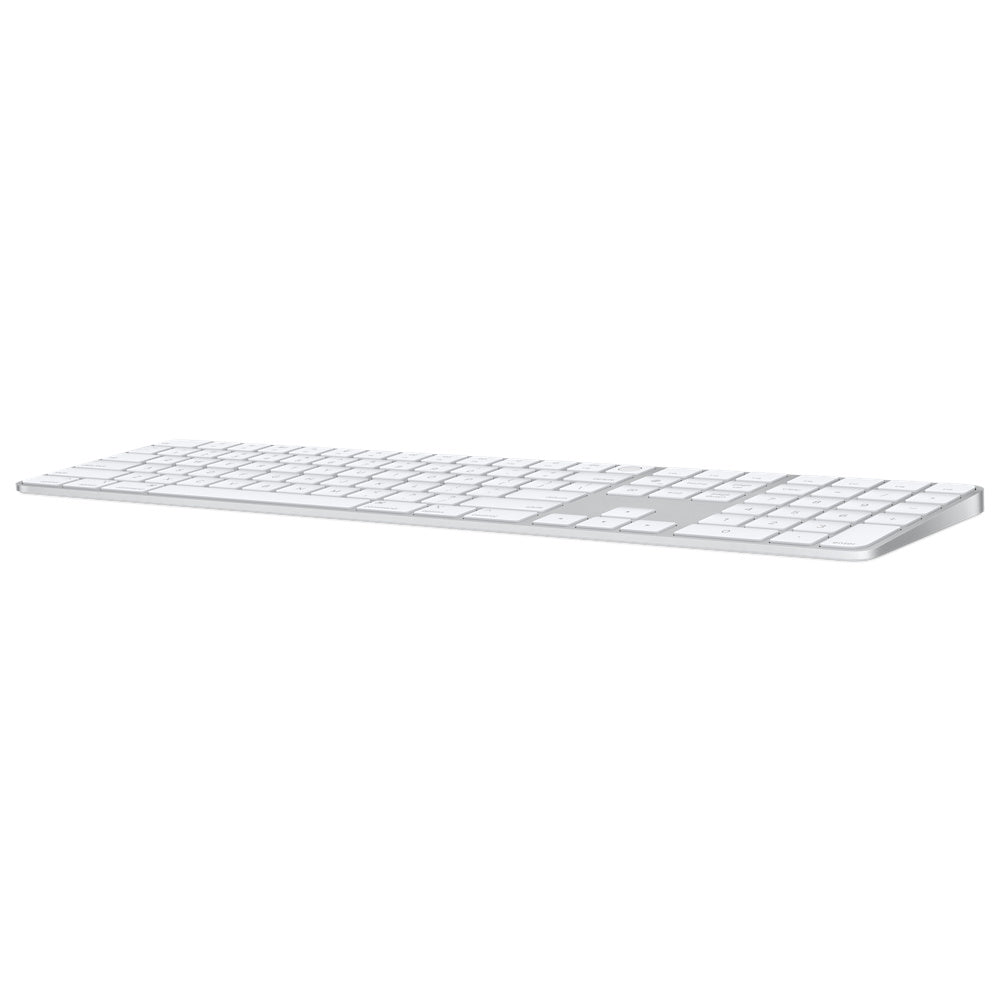 Apple Magic Keyboard with Touch ID and Numeric Keypad for Mac models with Apple silicon - US English - White Keys