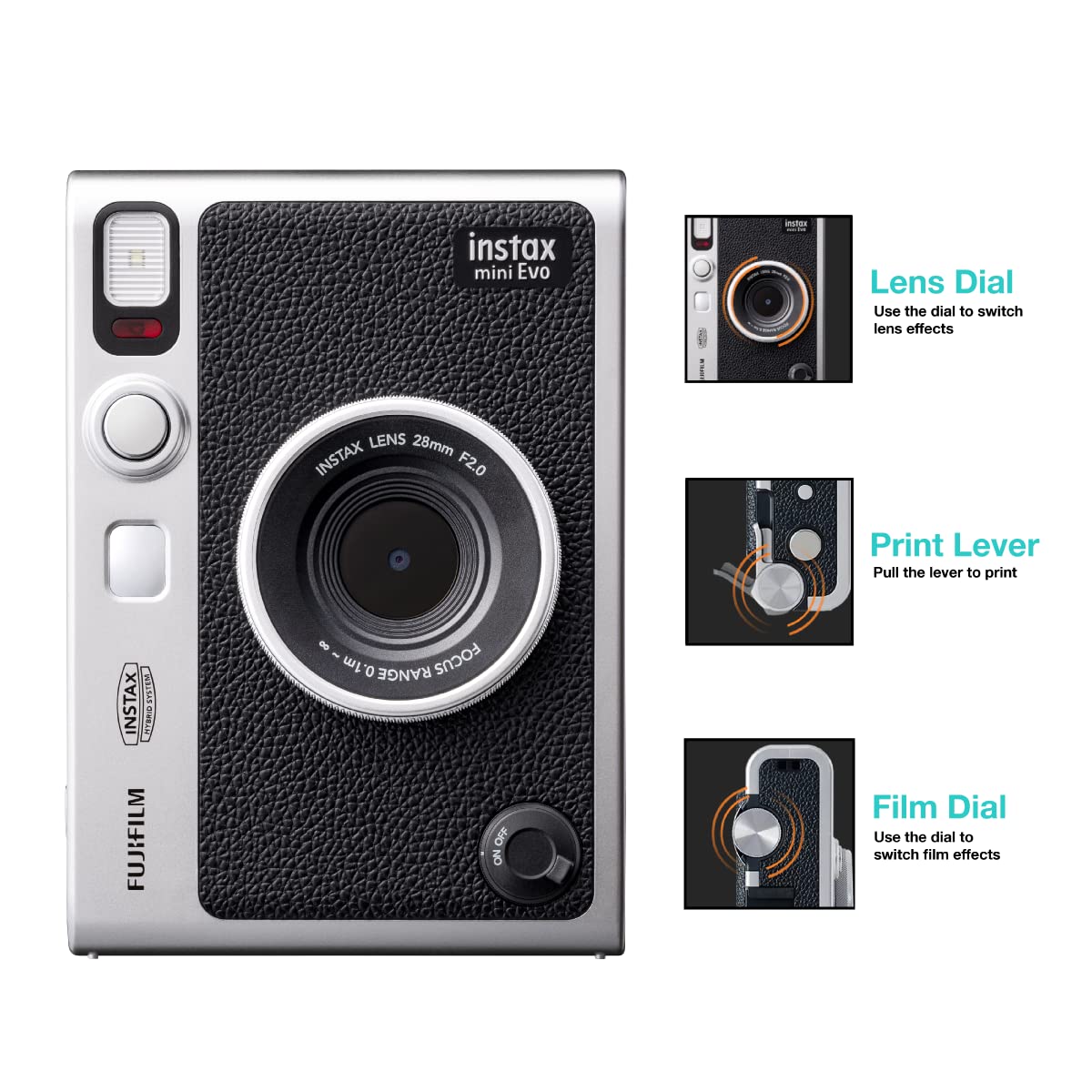 Fujifilm Instax Mini Evo Hybrid Camera