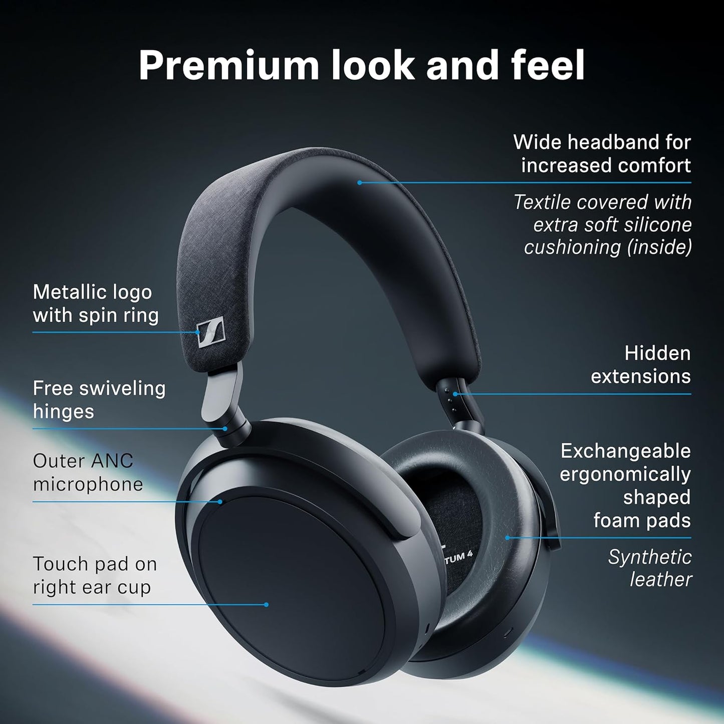 Sennheiser Momentum 4 Wireless Over Ear Headphone