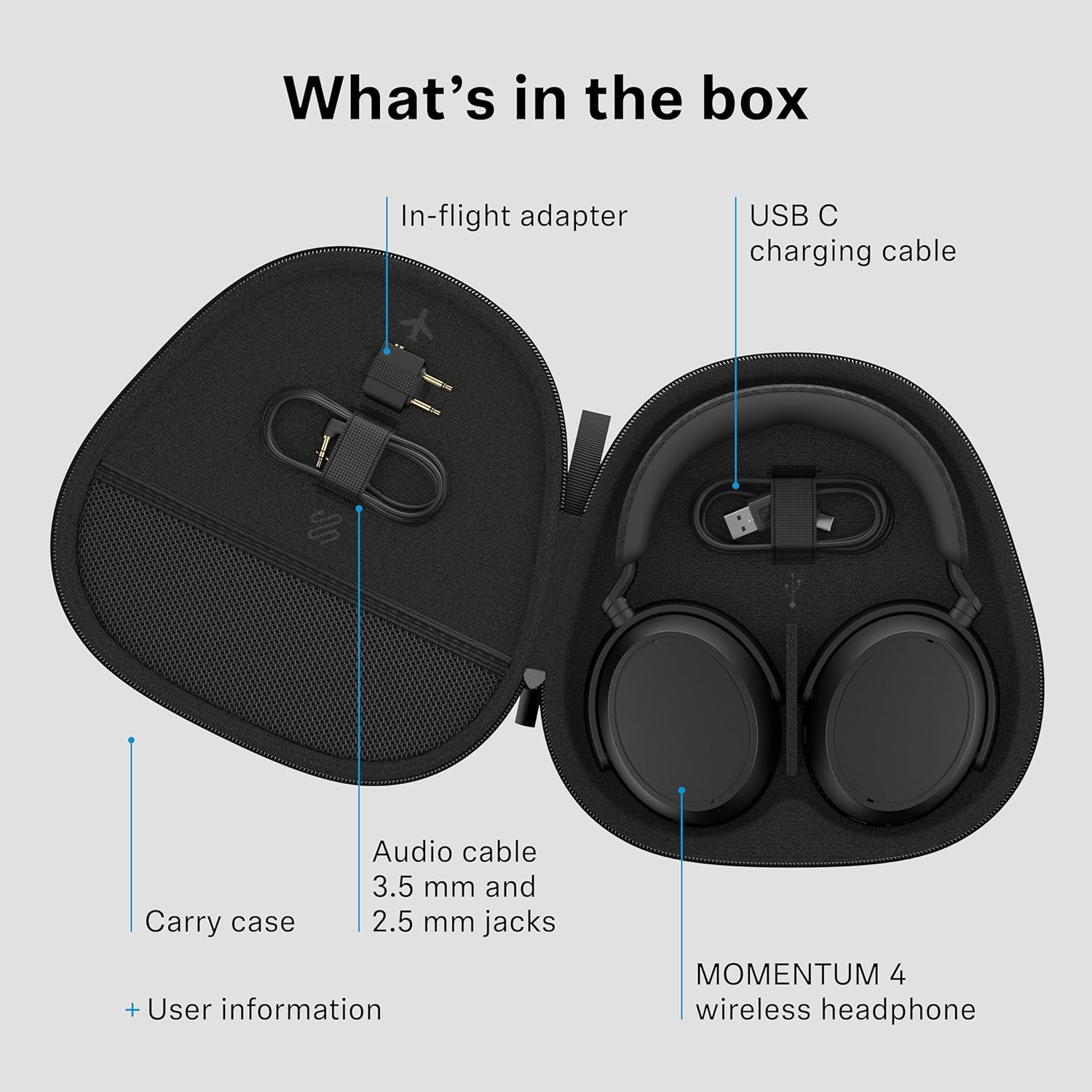 Sennheiser Momentum 4 Wireless Over Ear Headphone