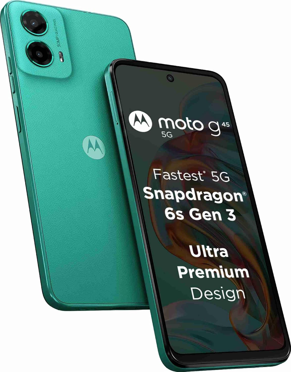 Motorola G45 5G (8GB RAM, 128GB Storage)-Brilliant Green