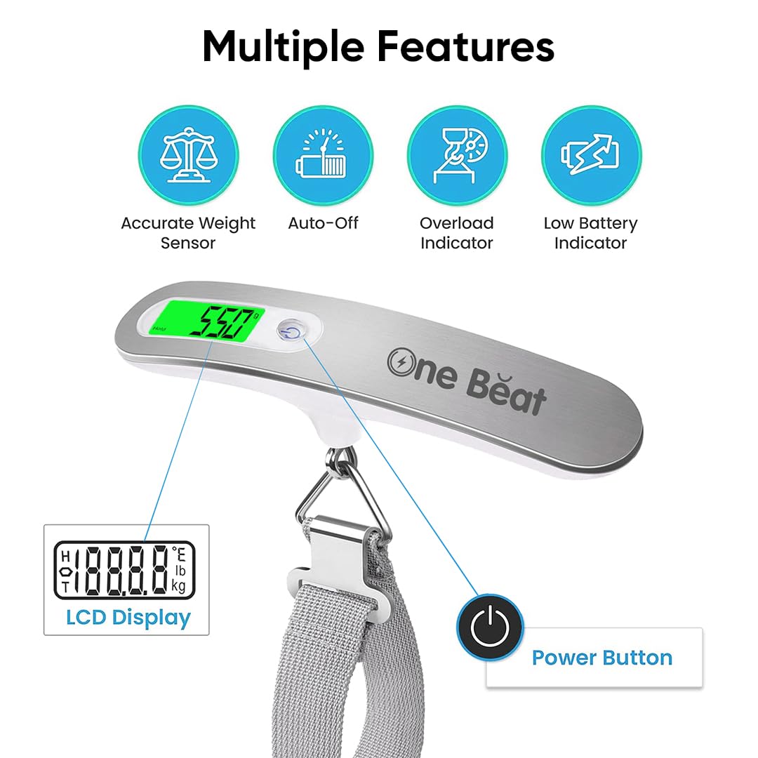 One Beat Portable Luggage Scale (OB-1050)
