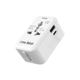 One Beat Worldwide Universal Travel Adapter with Type C, USB A Ports (OB-201000-C)