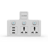 One Beat Cordless Extension Board with 3 USB Socket (OB-2023-U)