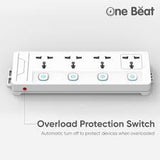 One Beat GO- 4+4 Socket Extension Board