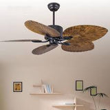 The Pramie Palm Leaf 52 Inch Stylish BLDC Fan with remote