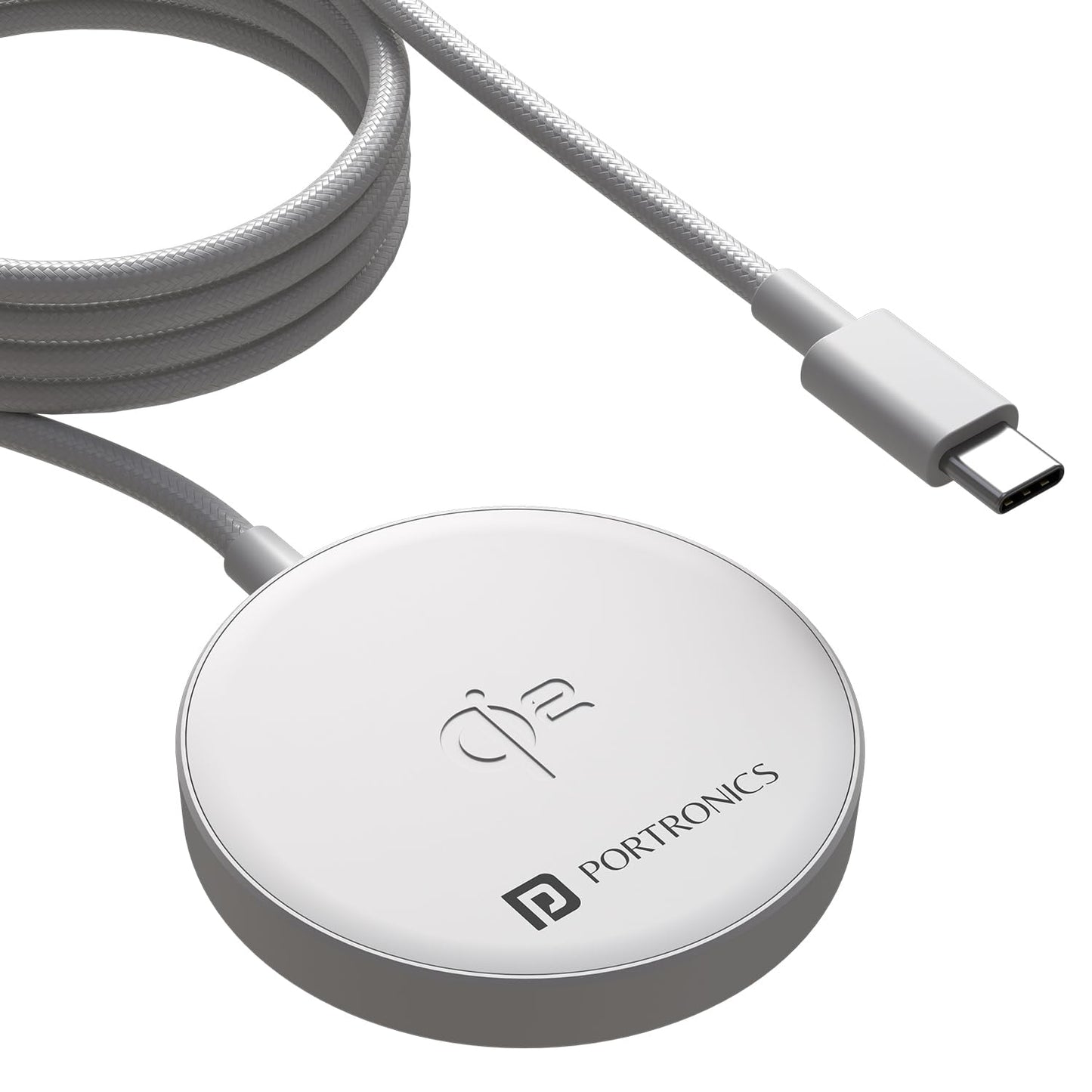 Portronics 15W Qi2 Certified Fast Wireless Charger
