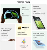 Realme Pad 2 6/128GB Wi-Fi Only (Grey)