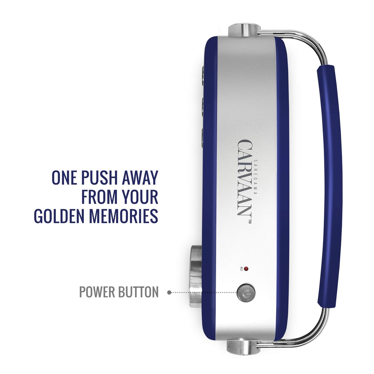 Saregama Carvaan Premium Hindi - Portable Music Player with 5000 Preloaded Songs -Royal Blue