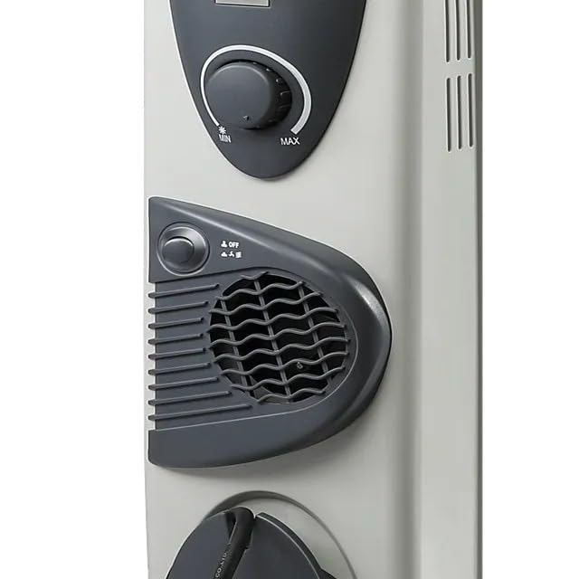 Russell Hobbs 15 Fin ROR15F 2900W Electric OFR Oil Filled Radiator Room Heater with Fan