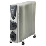 Russell Hobbs 15 Fin ROR15F 2900W Electric OFR Oil Filled Radiator Room Heater with Fan