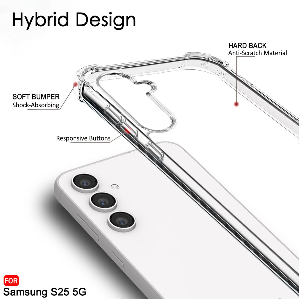 Samsung S25 Crystal Clear Back Case