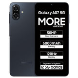 Samsung Galaxy A07 5G (6GB/128GB Storage)-black
