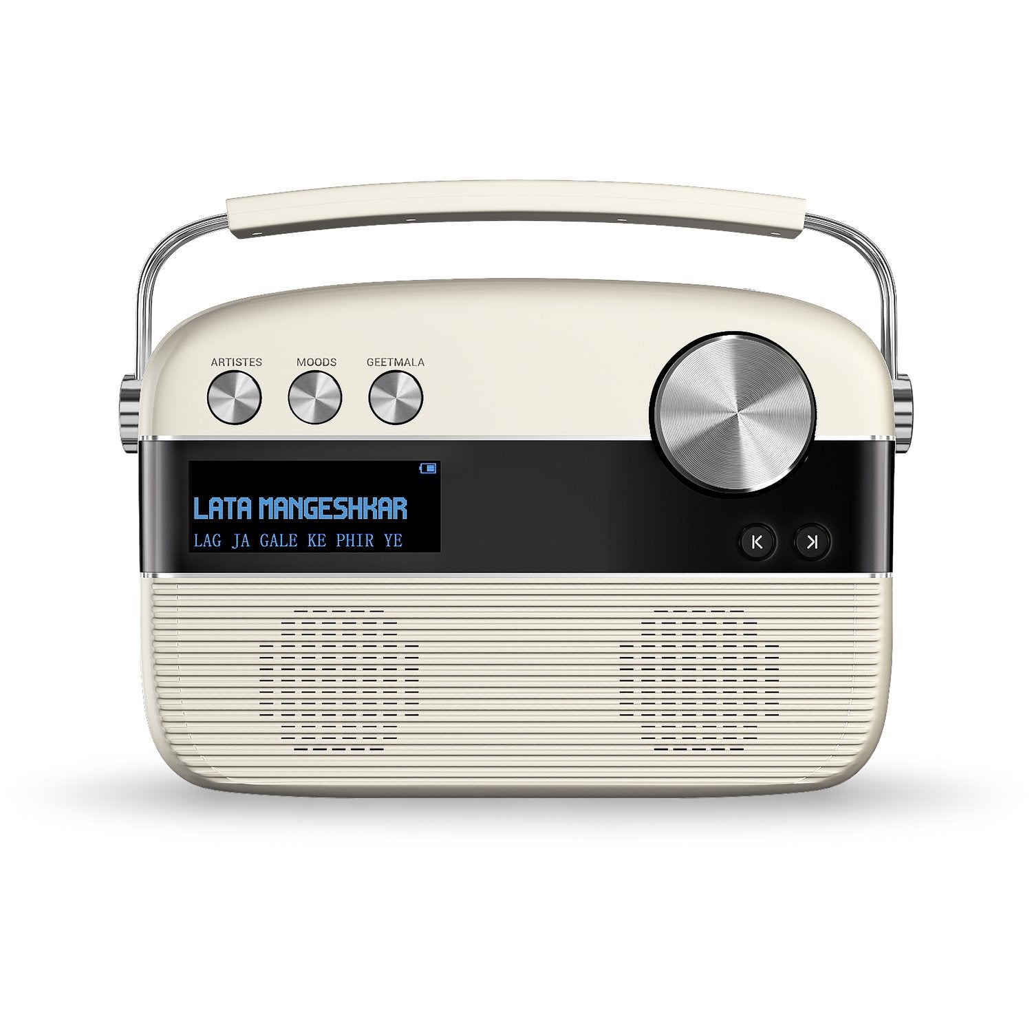 Saregama Carvaan Hindi 5000 Preloaded Songs -white