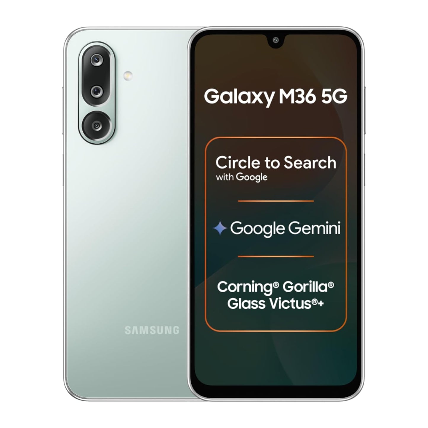 Samsung Galaxy M36 5G (8GB/128GB Storage)-Serene Green