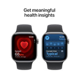 Apple Watch Series 11 GPS 42mm Space Grey Aluminium Case with Black Sport Band