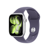 Apple Watch Series 11 GPS 42mm Silver Aluminium Case with Purple Fog Sport Band