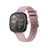 Titan AiRA Metal Case Square Display Smart Watch with -Silicone Strap