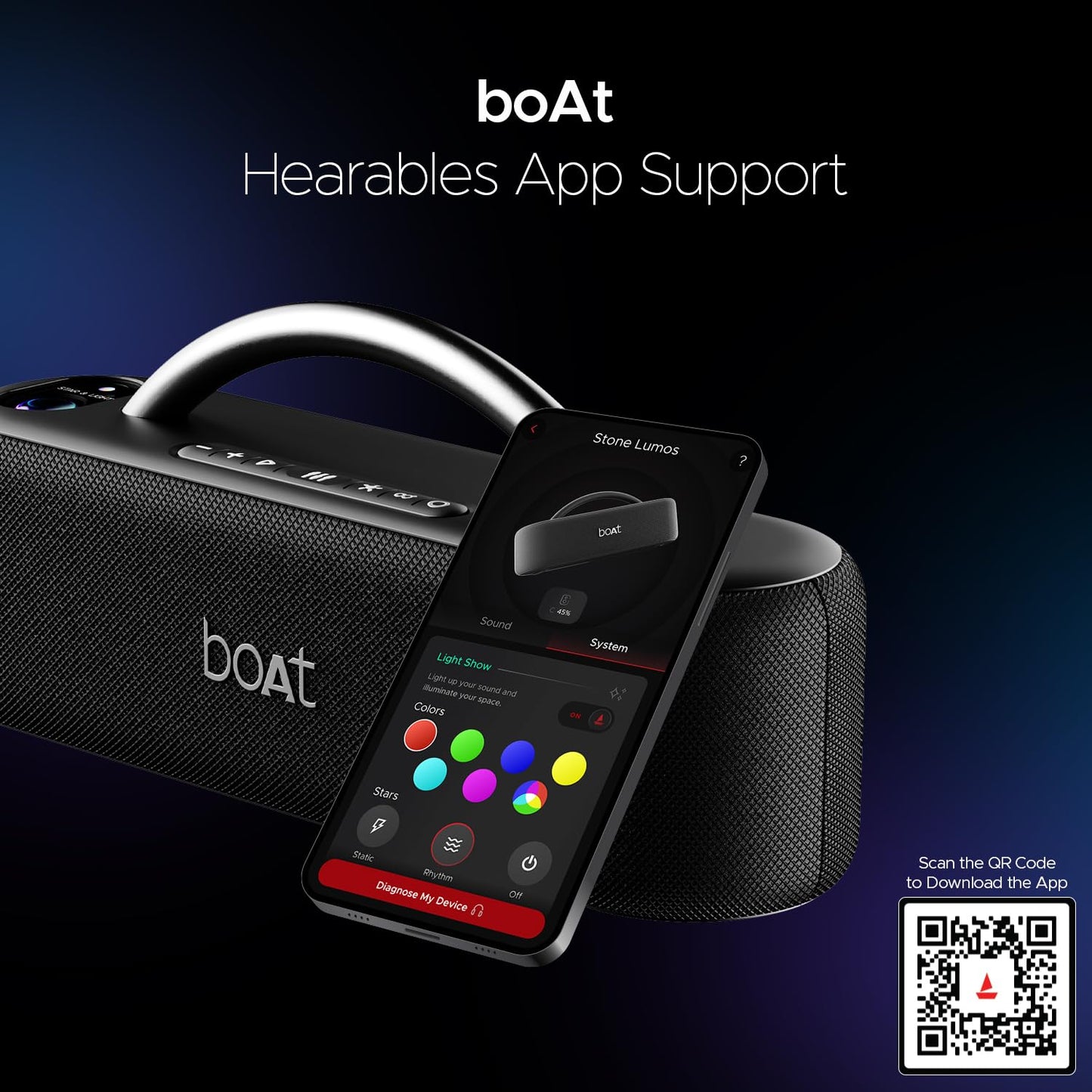 Boat Stone Lumos 60W Bluetooth Speaker