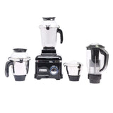 Wonderchef Sumo Black DLX Mixer Grinder 1000 Watts with 4 Stainless Steel Jars