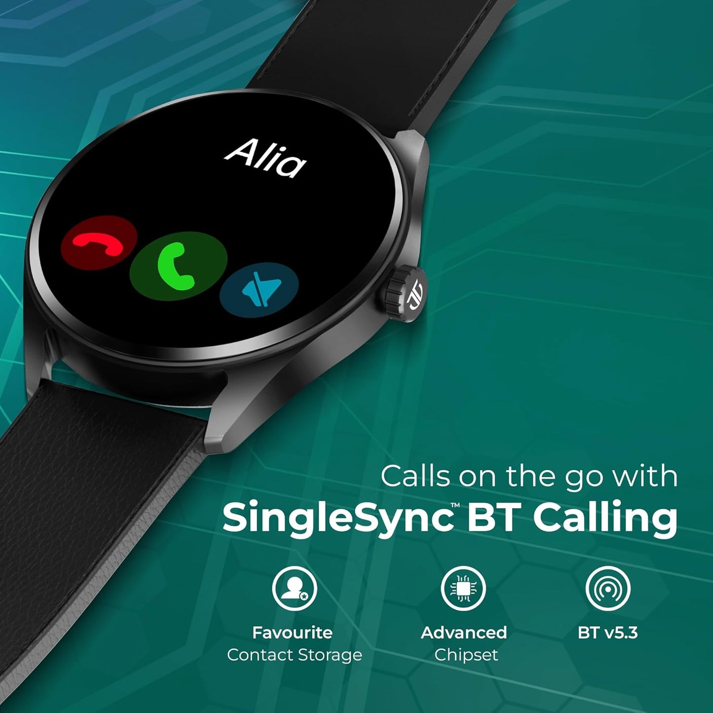 Titan Crest Smart Watch with BT Calling