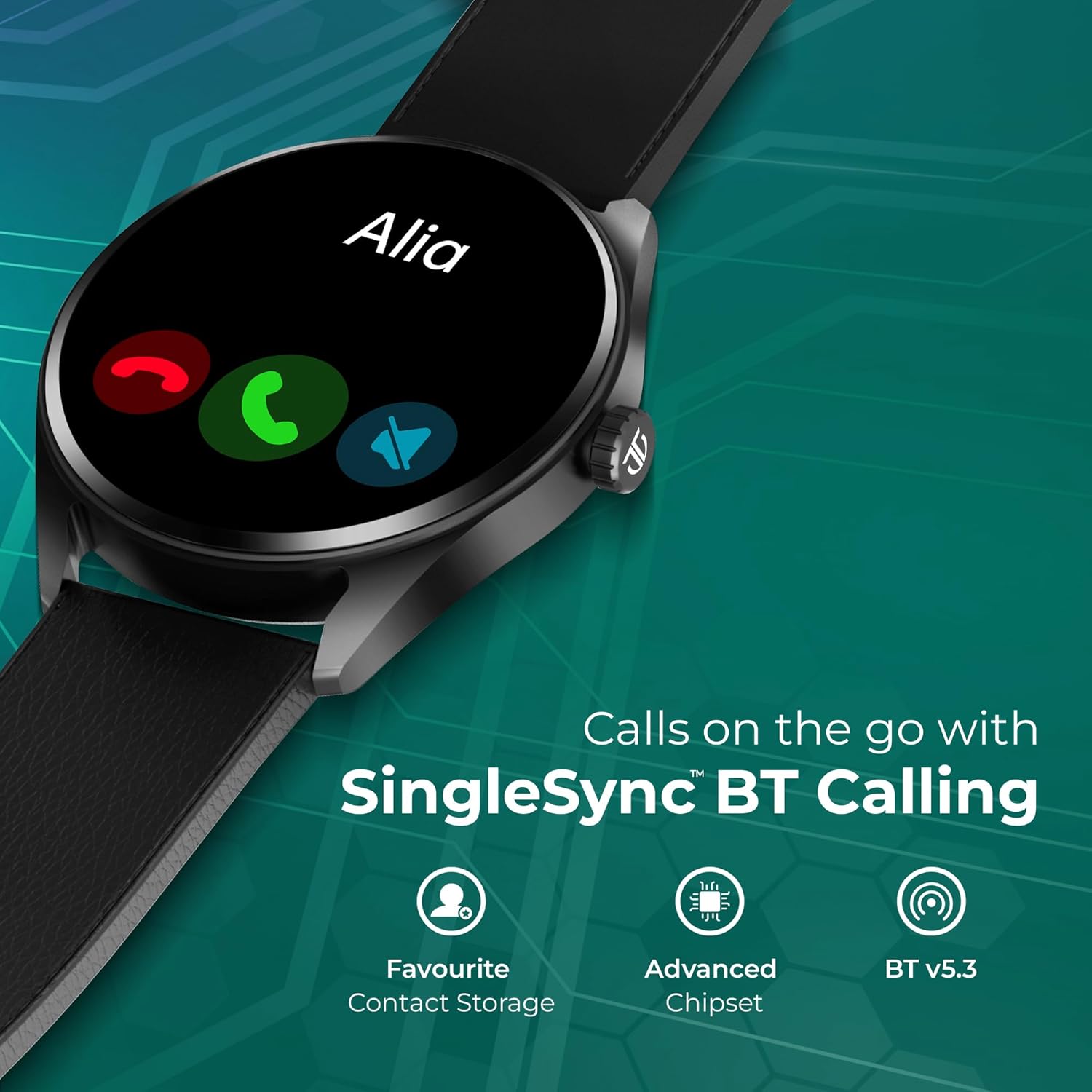 Titan Crest Smart Watch with BT Calling
