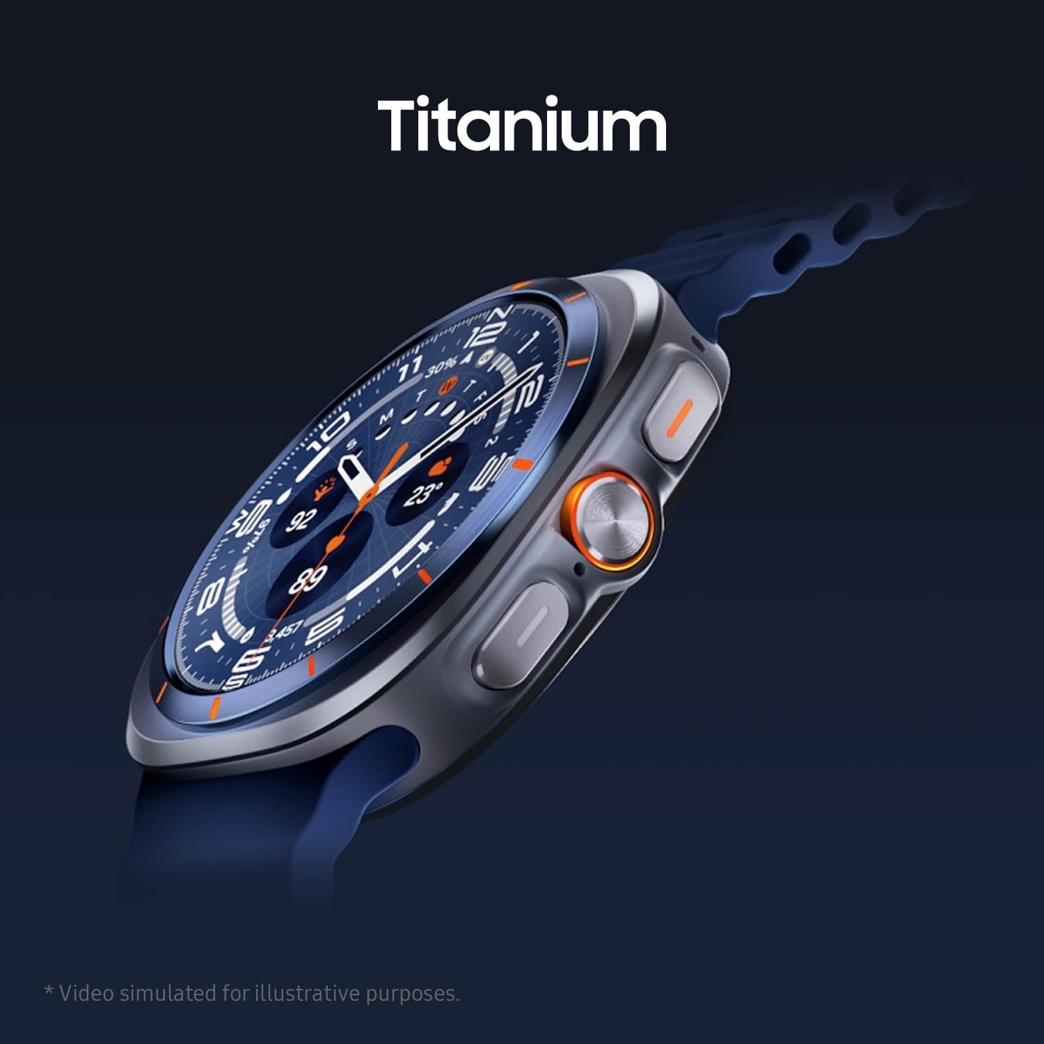 Samsung Galaxy Watch Ultra 2025 Version, 47mm, Titanium Blue, LTE
