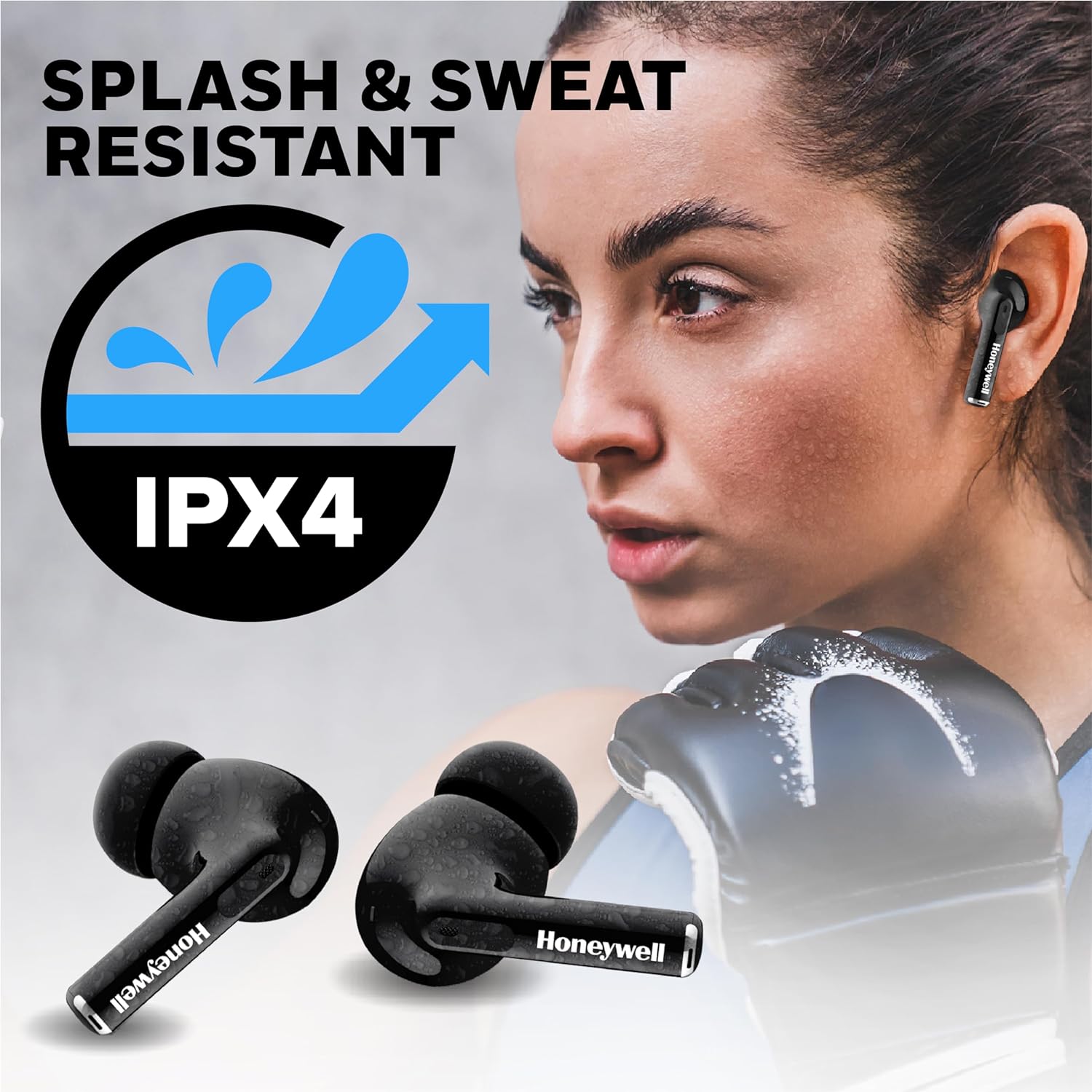 Honeywell Moxie V1200 Earbuds ( black)