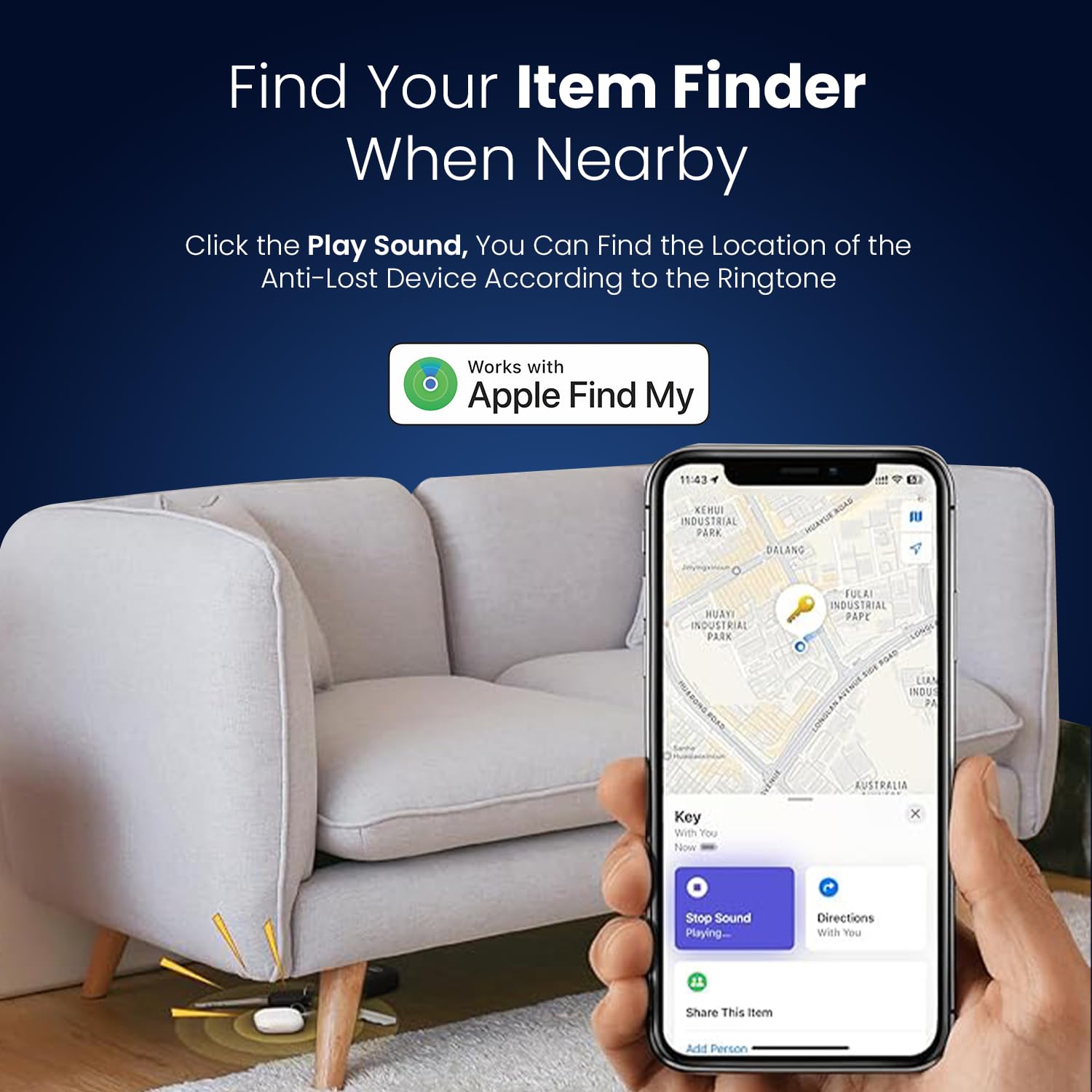 Portronics World tag Item Finder