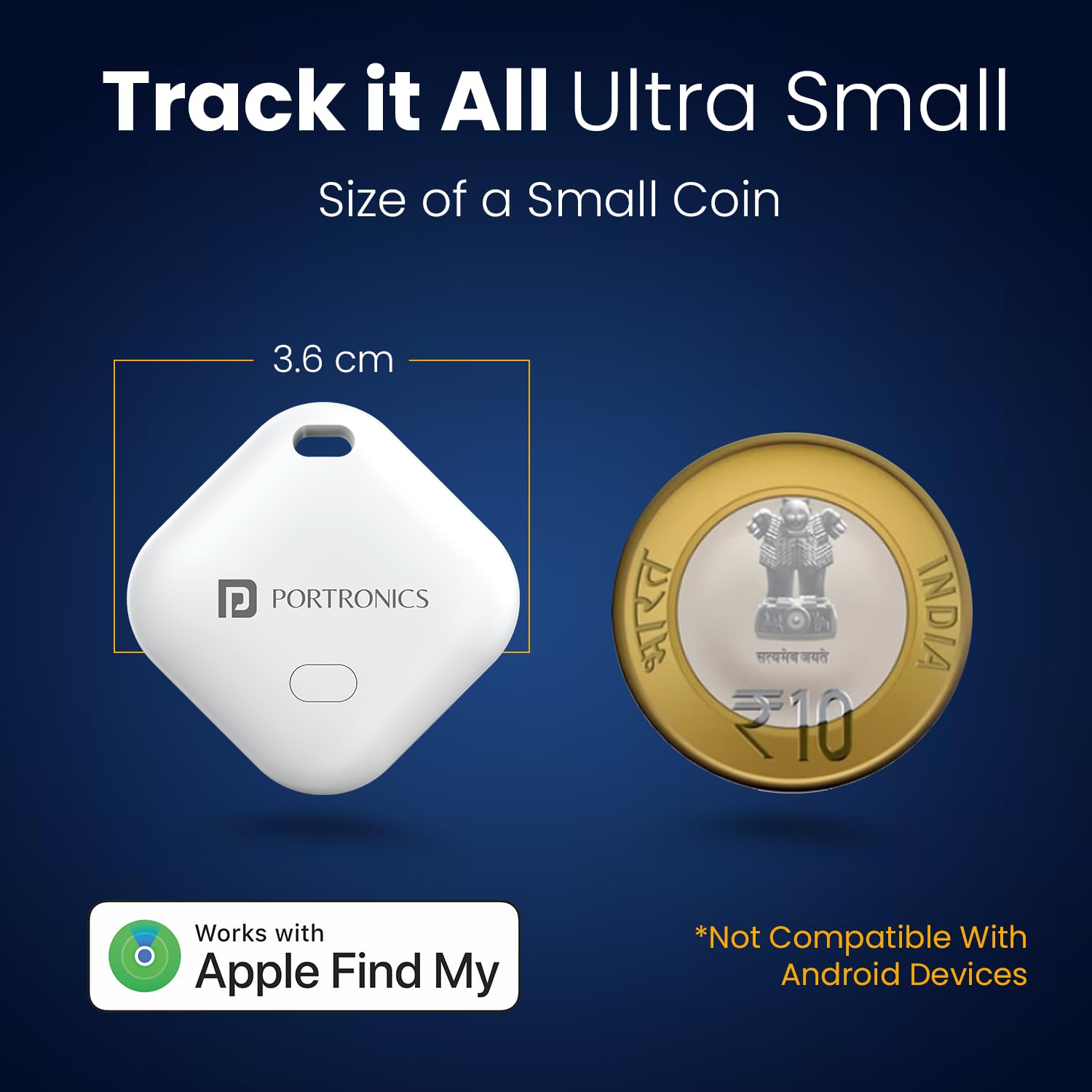 Portronics World tag Item Finder