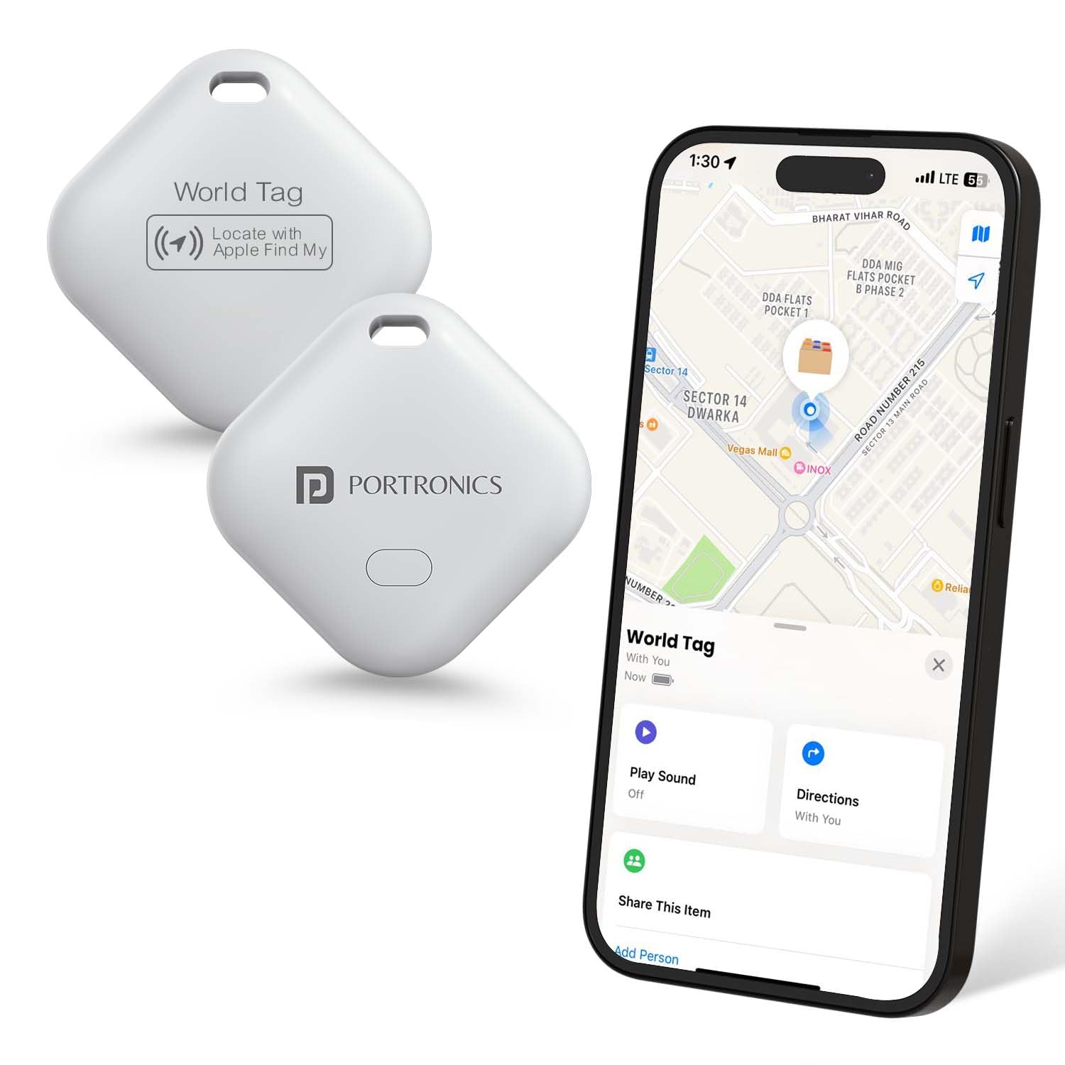 Portronics World tag Item Finder