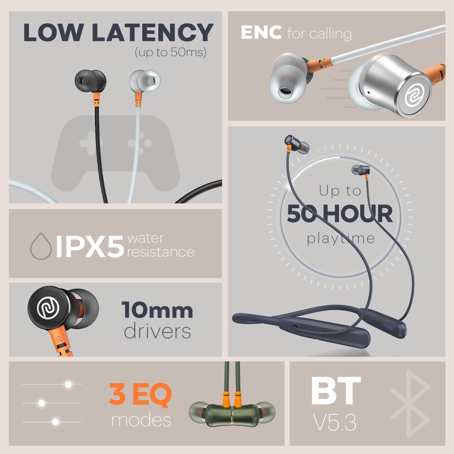 Noise Airwave Bluetooth in Ear Neckband