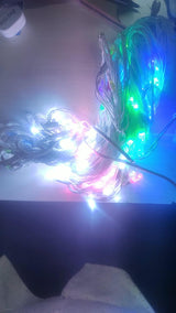 Multicolor LED waterfall Lights