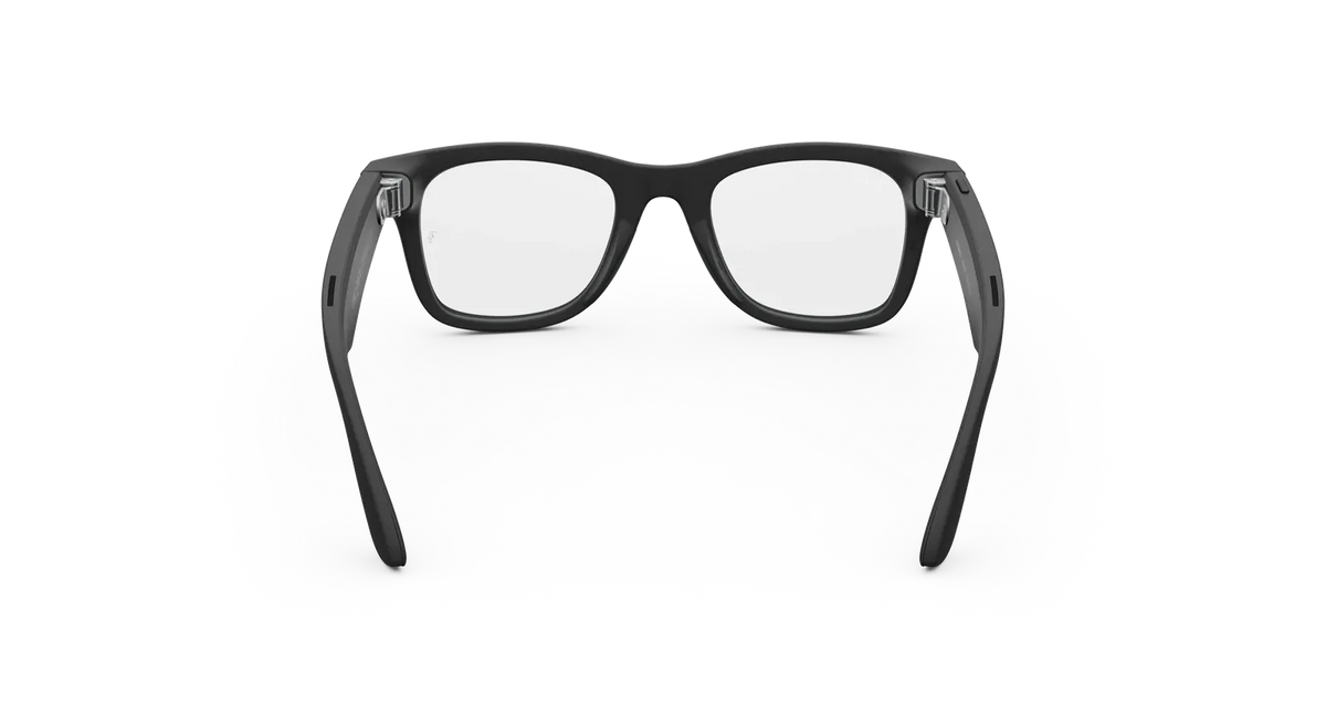 Ray-Ban Meta Wayfarer Gen 2 Smart Glasses – Matte Black with Clear Lenses