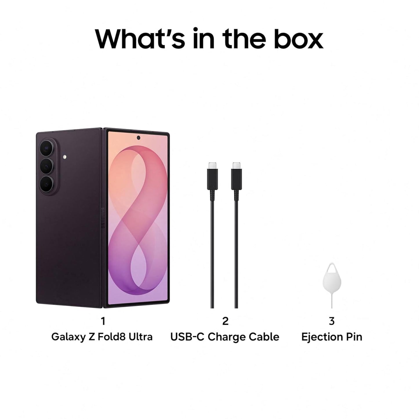 Samsung Galaxy Z Fold8 Ultra 5G (12GB RAM, 256Storage)-Violet Shadow