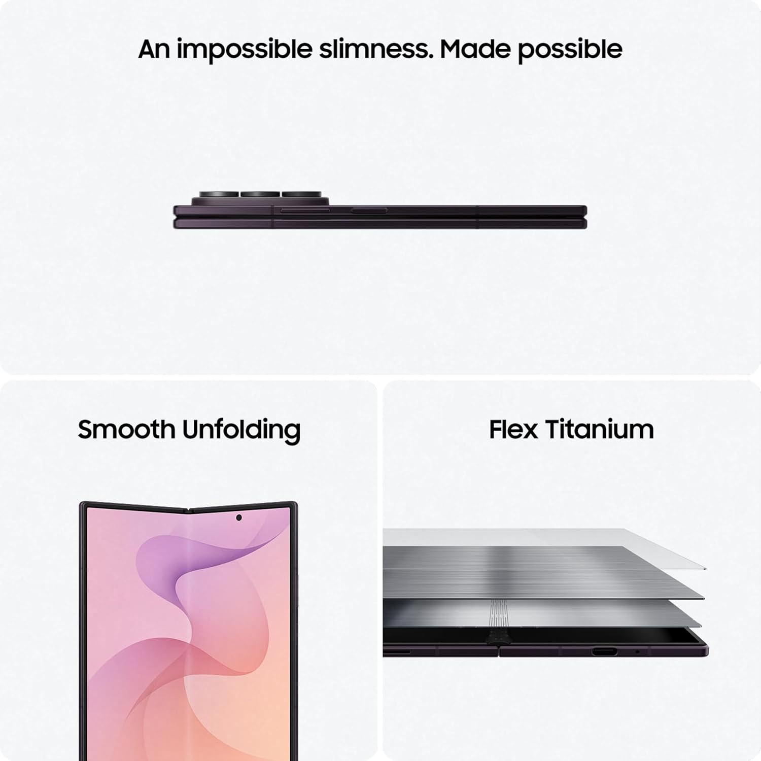 Samsung Galaxy Z Fold8 Ultra 5G (12GB RAM, 256Storage)-Violet Shadow