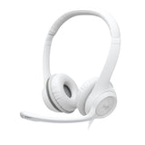 Logitech H390 Wired Headset for PC/Laptop, with Noise Cancelling Microphone, USB-A, In-Line Controls, Works with Chromebook