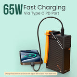 Portronics 20000 mAh 65 W Compact Power Bank (Black, Lithium Polymer, Fast Charging for Mobile, Tablet)