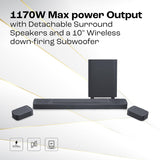 JBL Bar 1300, 11.1.4 Channel Truly Wireless Soundbar