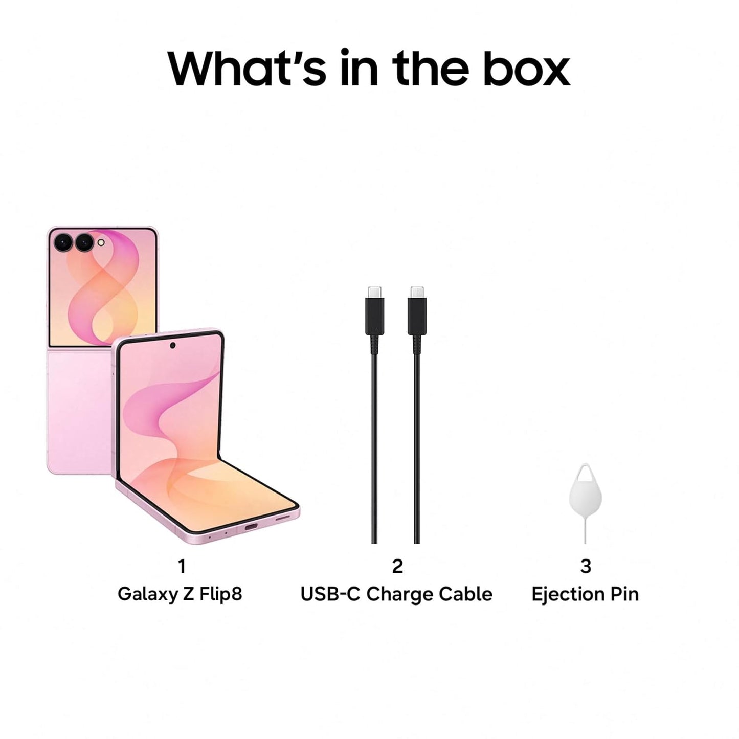 Samsung Galaxy Z Flip8 5G (12/256GB Storage)-pink
