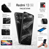 Redmi 13 5G 8GB+128GB -Black Diamond