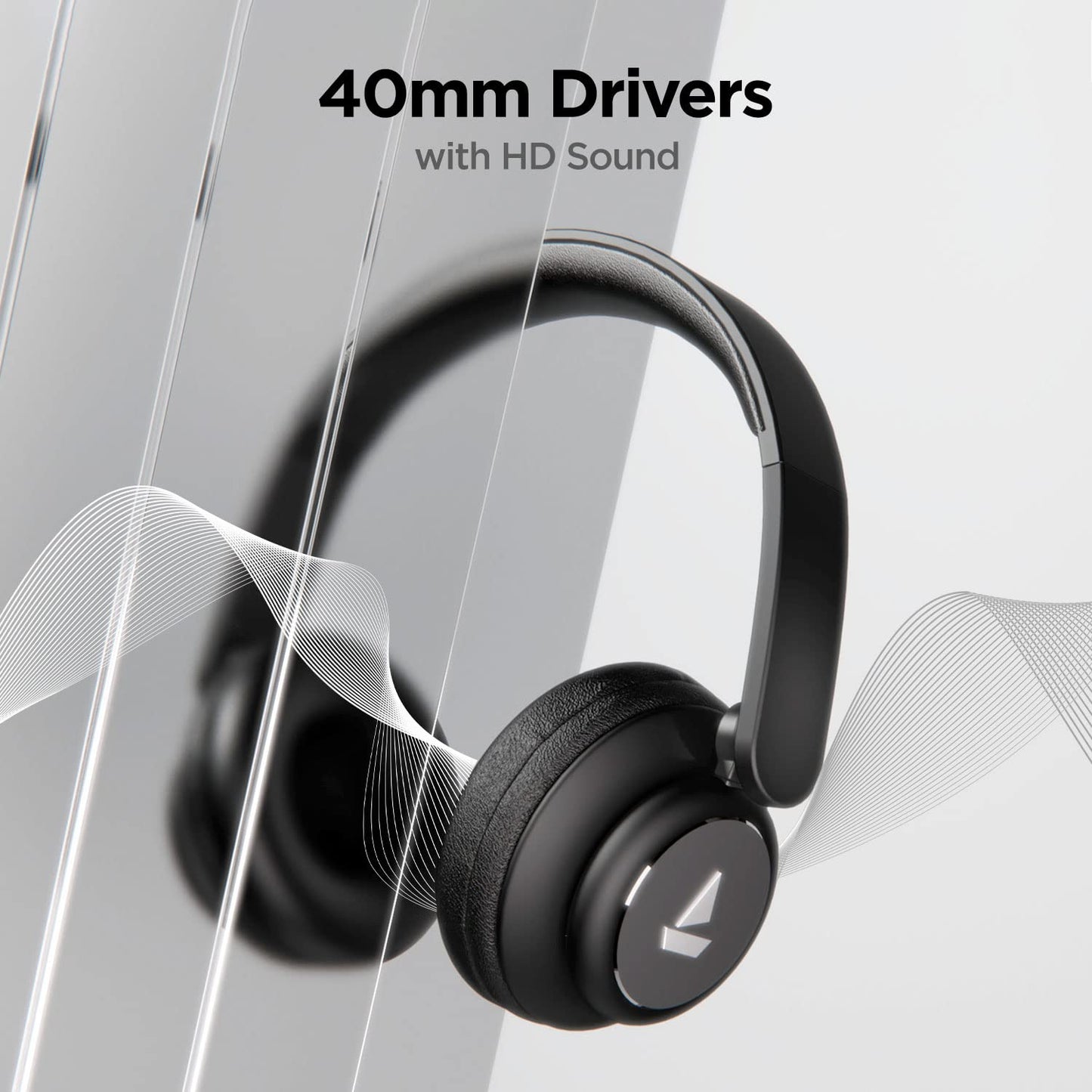 Boat Rockerz 450 Pro Bluetooth On Ear Headphones with Mic