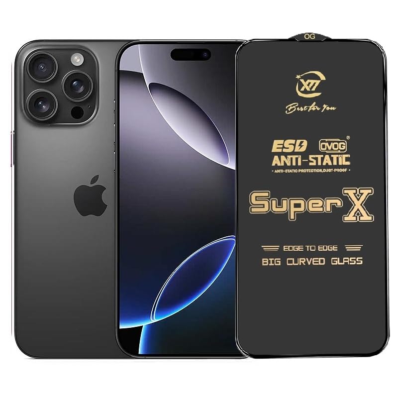 Super X Tempered Glass Screen Protector for Apple IPhone 16 pro max