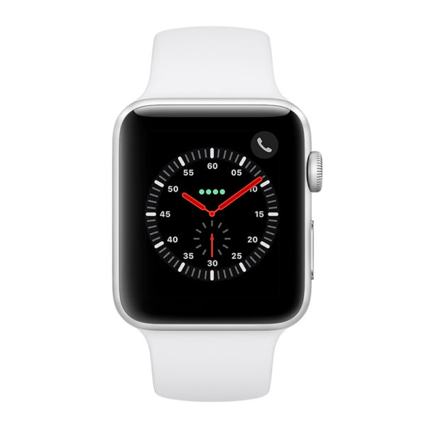 Apple Watch Series 3 GPS Plus Cellular Silver Aluminium