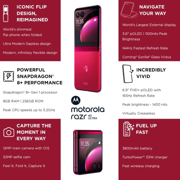 Motorola razr 40 Ultra Fold Mobile