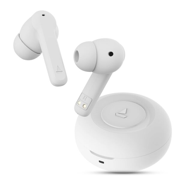 Boat Airdopes Sonik  Earbuds-(Tranquil White)