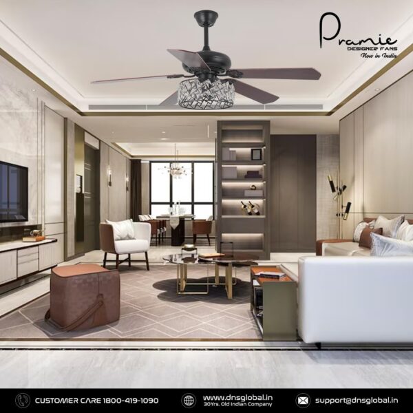 The Pramie Elegance 52 Inch Stylish BLDC Fan with remote - Image 4