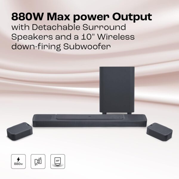 JBL Bar 1000 Pro, 11.1 (7.1.4) Channel Soundbar - Image 4