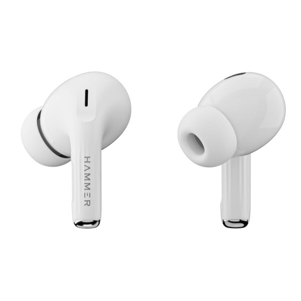 HAMMER Aeromax ANC Bluetooth Earbuds -white